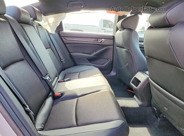 1HGCV1F37LA030196 2020 HONDA ACCORD Silver Հետևի նստատեղերի տեսք