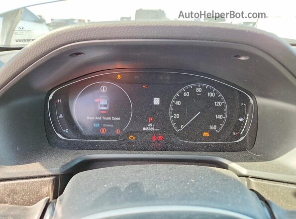 1HGCV1F37LA030196 2020 HONDA ACCORD Silver Սարքավորումների վահանակի տեսք