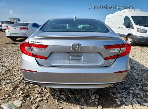 1HGCV1F37LA030196 2020 HONDA ACCORD Silver Հետևի տեսք