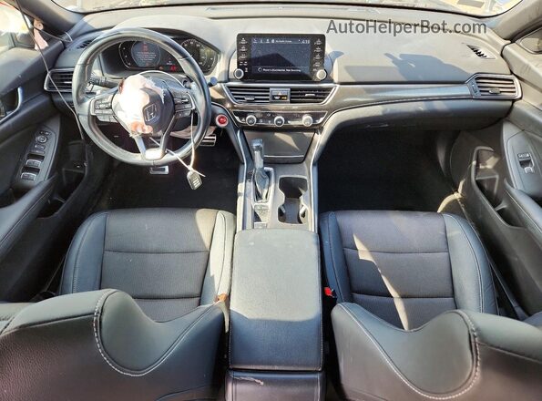 1HGCV1F37LA030196 2020 HONDA ACCORD Silver Առջևի վահանակի տեսք