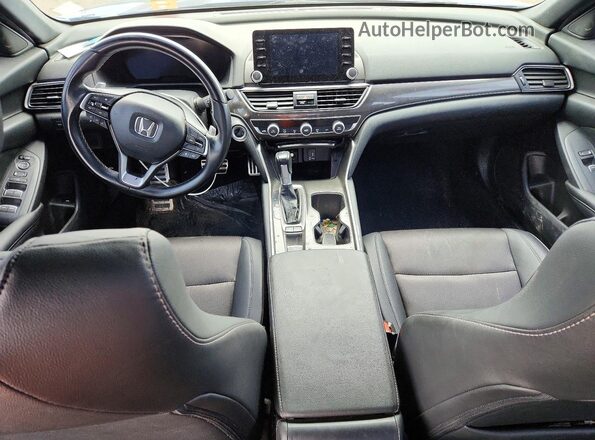1HGCV1F37LA072626 2020 HONDA ACCORD Blue წინა პანელის ხედი