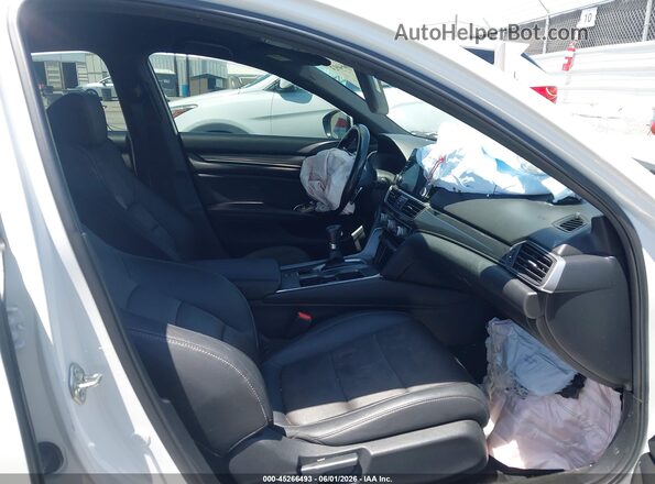 1HGCV1F37LA089040 2020 HONDA ACCORD White Widok wnętrza z przodu