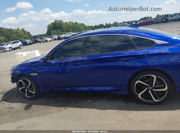 1HGCV1F37LA110047 2020 HONDA ACCORD Blue 