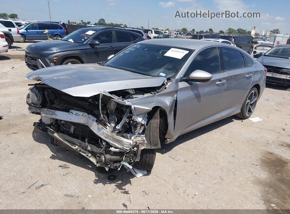 1HGCV1F37LA135210 2020 HONDA ACCORD Gray Przód lewy