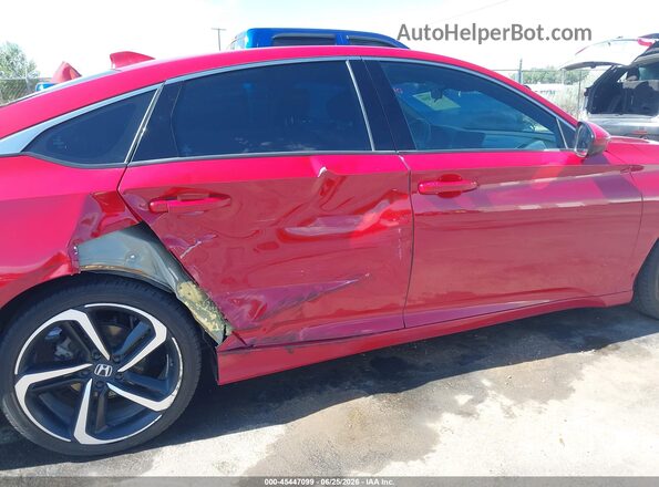1HGCV1F37LA143646 2020 HONDA ACCORD Red Front view