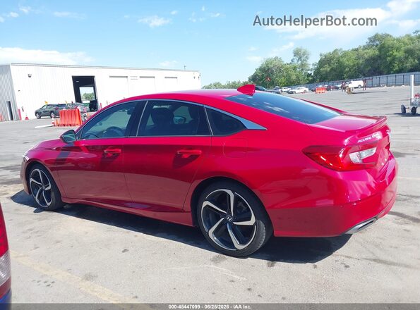 1HGCV1F37LA143646 2020 HONDA ACCORD Red 360 interior view