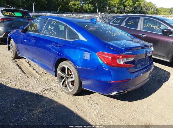 1HGCV1F37LA148989 2020 HONDA ACCORD Blue 
