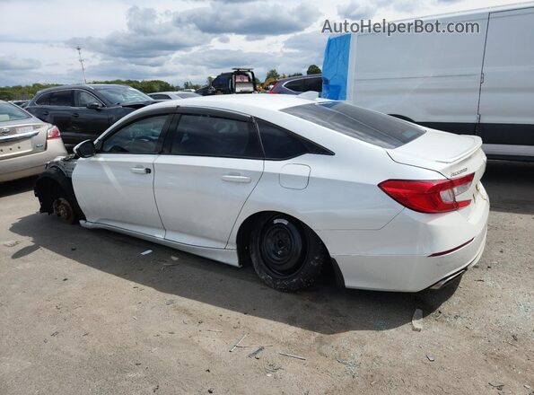 1HGCV1F37LA151357 2020 HONDA ACCORD White Rear left