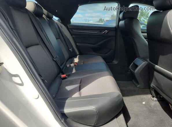 1HGCV1F37LA151357 2020 HONDA ACCORD White Rear seats view