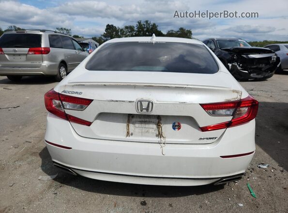 1HGCV1F37LA151357 2020 HONDA ACCORD White Rear view