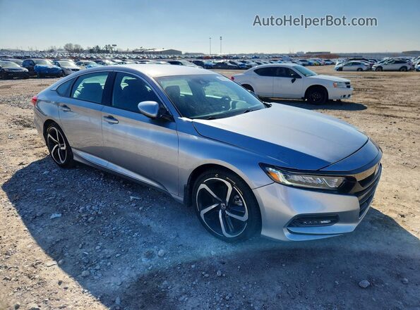 1HGCV1F37LA155232 2020 HONDA ACCORD Silver Передня права чверть