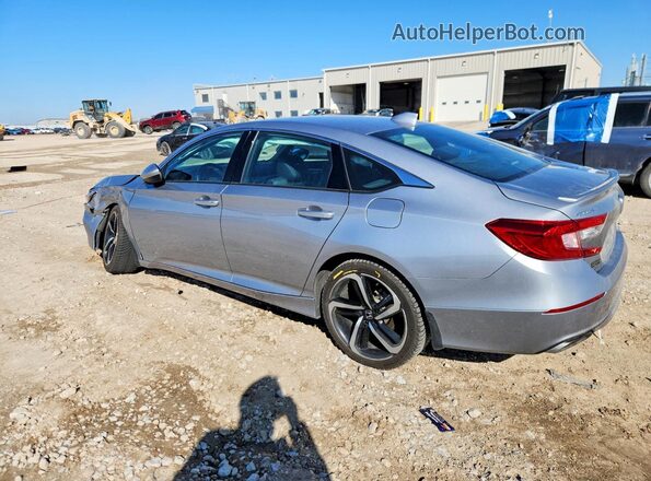 1HGCV1F37LA155232 2020 HONDA ACCORD Silver Задня ліва чверть