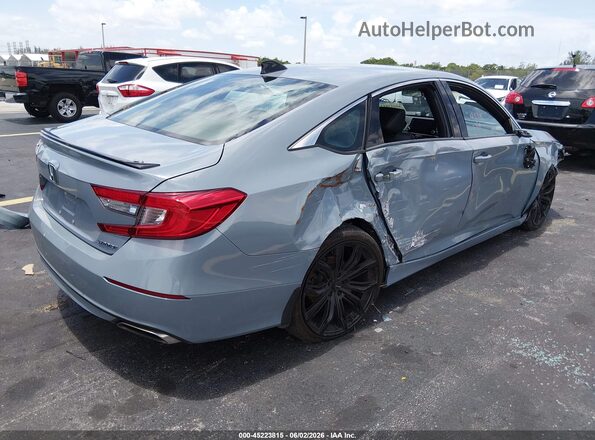 1HGCV1F37MA028031 2021 HONDA ACCORD Gray Rear right