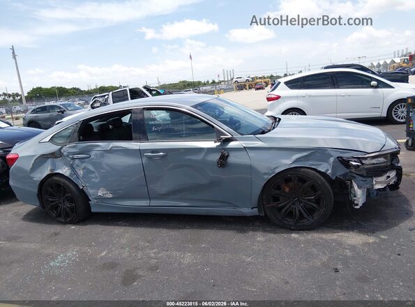 1HGCV1F37MA028031 2021 HONDA ACCORD Gray 360 interior view