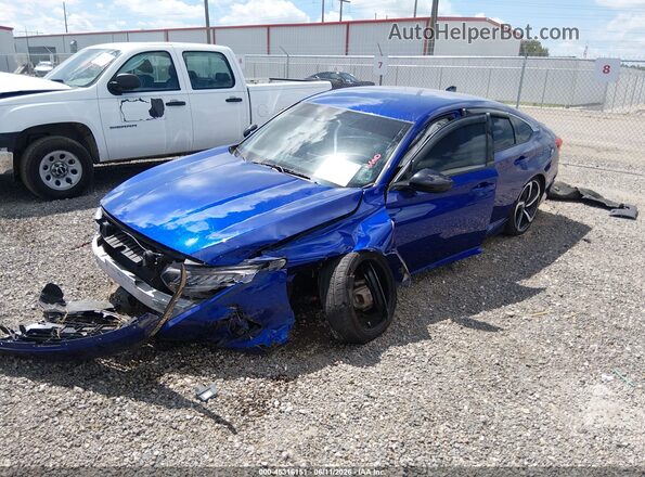 1HGCV1F37MA051230 2021 HONDA ACCORD Purple Vista tres cuartos delantera izquierda