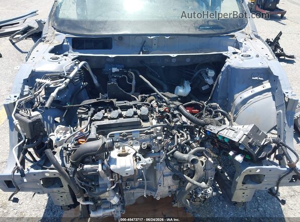 1HGCV1F37MA096538 2021 HONDA ACCORD Gray Rear view