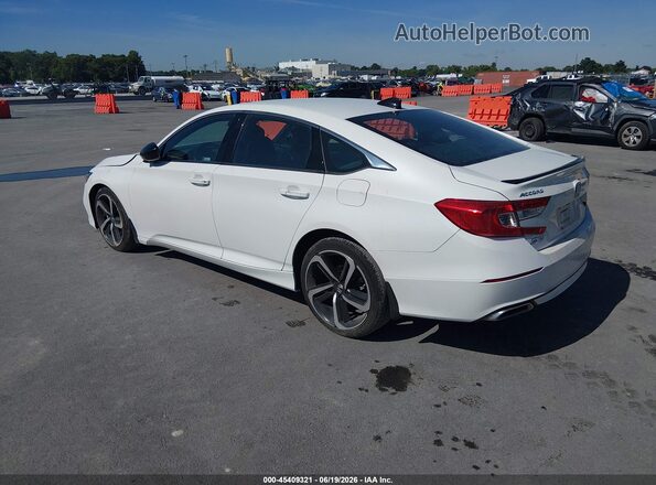 1HGCV1F37NA018214 2022 HONDA ACCORD White Przód lewy