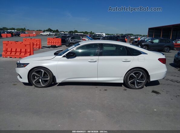 1HGCV1F37NA018214 2022 HONDA ACCORD White Widok wnętrza z tyłu