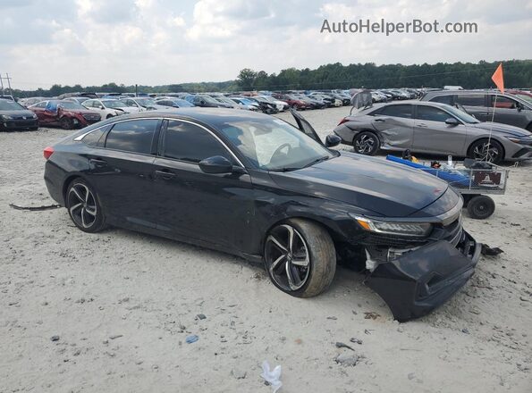 1HGCV1F37NA058941 2022 HONDA ACCORD Black 