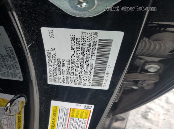 1HGCV1F37NA058941 2022 HONDA ACCORD Black 