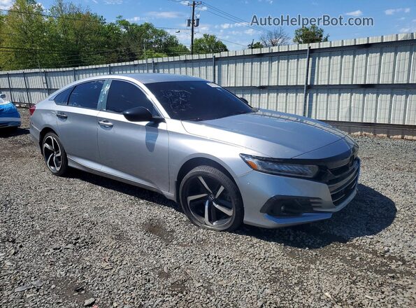 1HGCV1F37NA063671 2022 HONDA ACCORD Silver Przód prawy