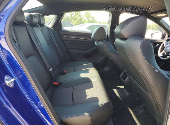 1HGCV1F37NA090708 2022 HONDA ACCORD Blue Вид задніх сидінь