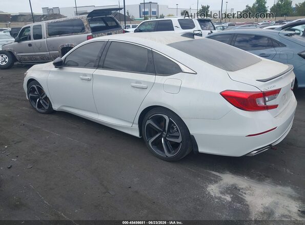1HGCV1F37NA103344 2022 HONDA ACCORD White Հետևի ձախ