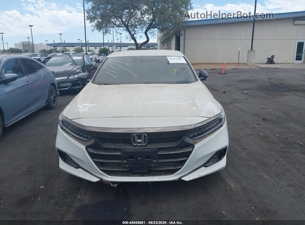 1HGCV1F37NA103344 2022 HONDA ACCORD White Սարքավորումների վահանակի տեսք