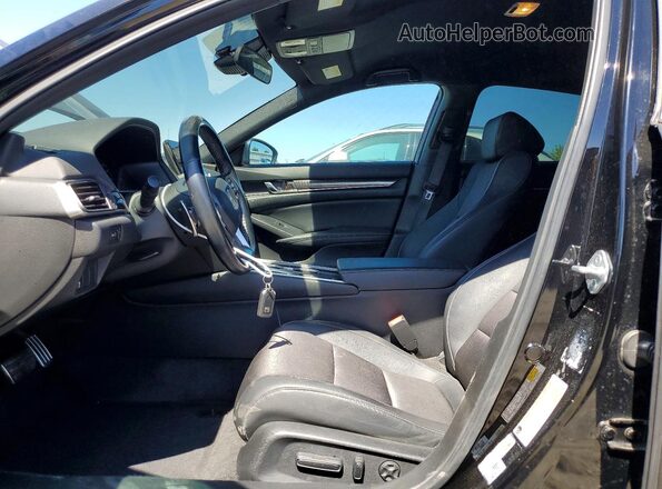 1HGCV1F37NA110259 2022 HONDA ACCORD Black Սալոնի դիմացի տեսք