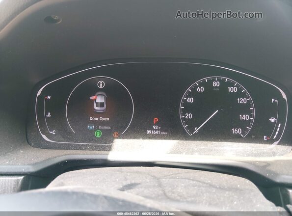 1HGCV1F38JA020497 2018 HONDA ACCORD Black უკანა სავარძლების ხედი