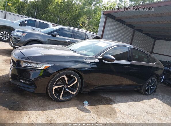 1HGCV1F38JA020497 2018 HONDA ACCORD Black 