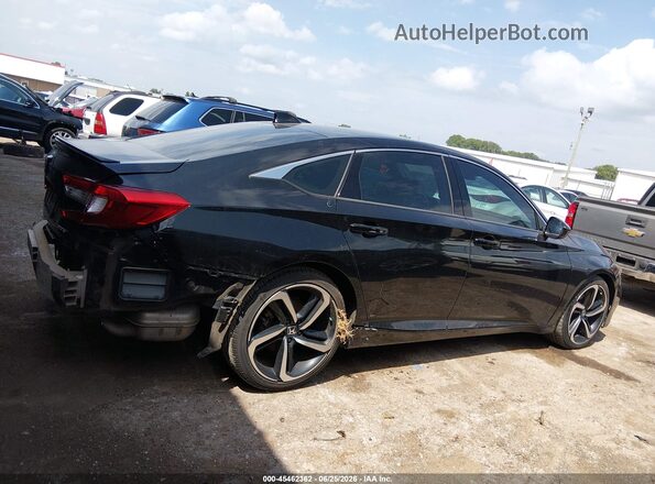 1HGCV1F38JA020497 2018 HONDA ACCORD Black სალონის 360-გრადუსიანი ხედი