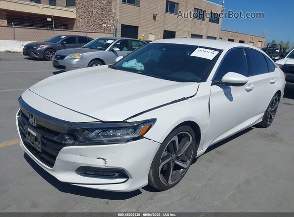 1HGCV1F38JA101032 2018 HONDA ACCORD Белый 