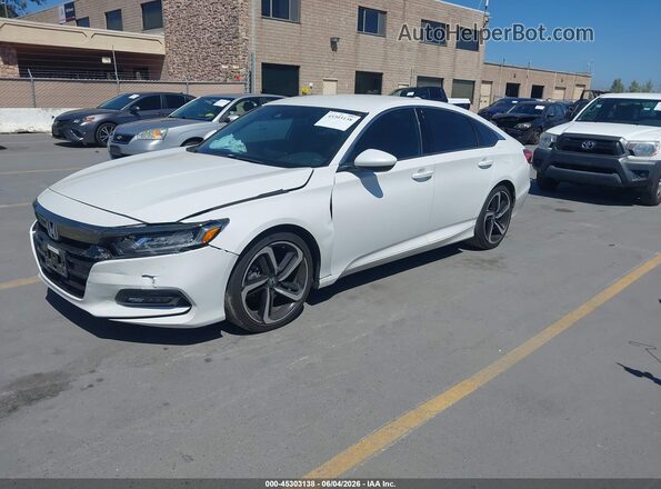 1HGCV1F38JA101032 2018 HONDA ACCORD Белый 