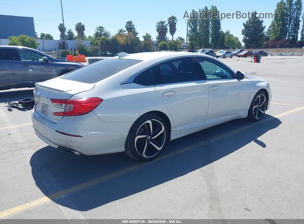 1HGCV1F38JA101032 2018 HONDA ACCORD Белый 