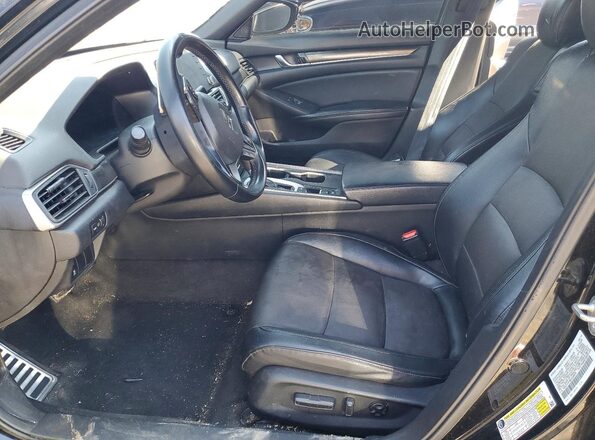 1HGCV1F38JA188835 2018 HONDA ACCORD Black Սալոնի դիմացի տեսք