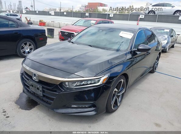 1HGCV1F38JA241811 2018 HONDA ACCORD  Передняя левая четверть