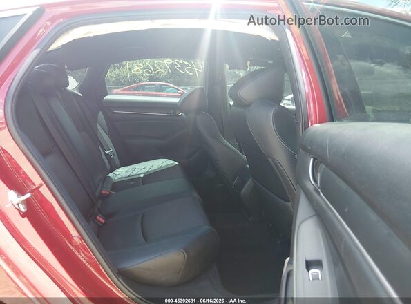 1HGCV1F38KA003457 2019 HONDA ACCORD Red Вид наклейки з VIN-кодом