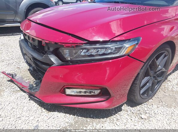 1HGCV1F38KA003457 2019 HONDA ACCORD Red 