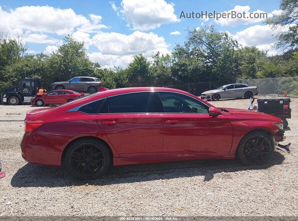 1HGCV1F38KA003457 2019 HONDA ACCORD Red Панорамний вид салону 360°
