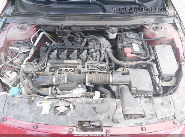 1HGCV1F38KA003457 2019 HONDA ACCORD Red Вид ззаду