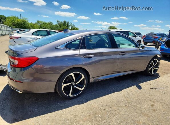 1HGCV1F38KA018685 2019 HONDA ACCORD Серый 