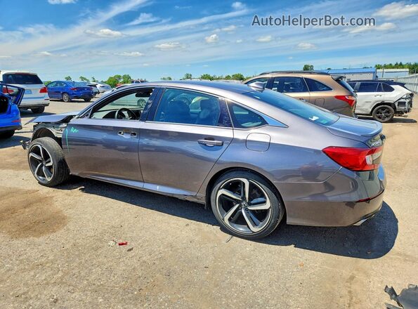 1HGCV1F38KA018685 2019 HONDA ACCORD Серый 