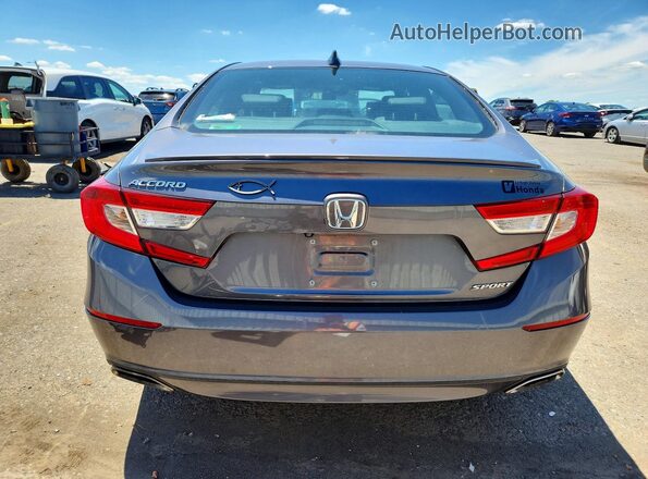 1HGCV1F38KA018685 2019 HONDA ACCORD Серый 