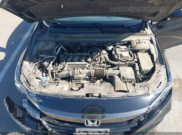 1HGCV1F38KA025703 2019 HONDA ACCORD Black Հետևի տեսք