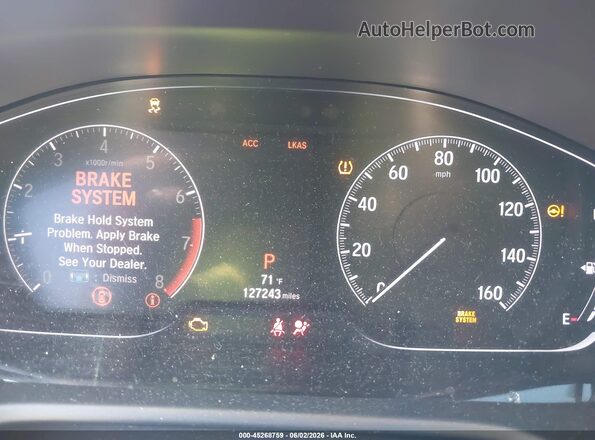 1HGCV1F38KA025703 2019 HONDA ACCORD Black Հետևի նստատեղերի տեսք