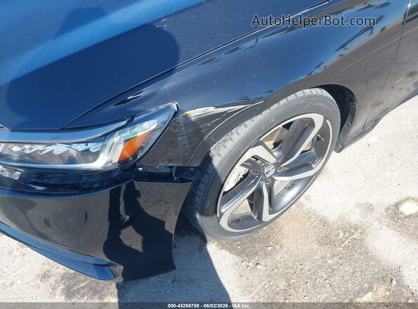 1HGCV1F38KA025703 2019 HONDA ACCORD Black Սարքավորումների վահանակի տեսք