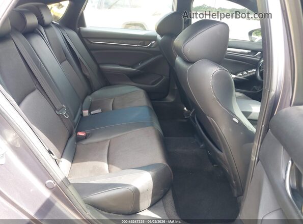 1HGCV1F38KA038578 2019 HONDA ACCORD Gray Вид наклейки з VIN-кодом