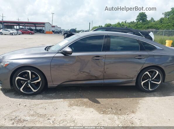 1HGCV1F38KA038578 2019 HONDA ACCORD Gray Панорамний вид салону 360°