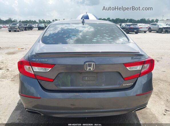 1HGCV1F38KA038578 2019 HONDA ACCORD Gray 